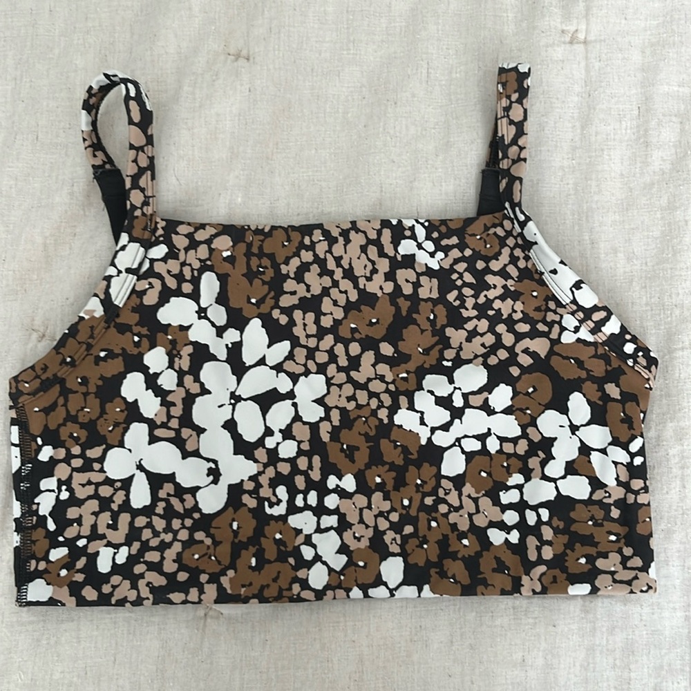 Aerie floral sports bra